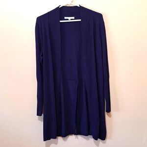 Cleo Navy Blue Open Cardigan